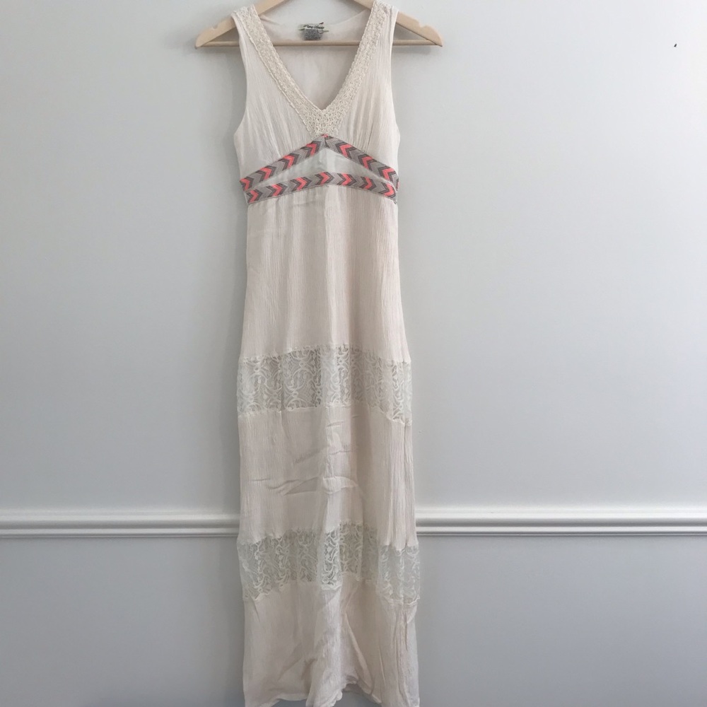 Flying Tomato white maxi dress